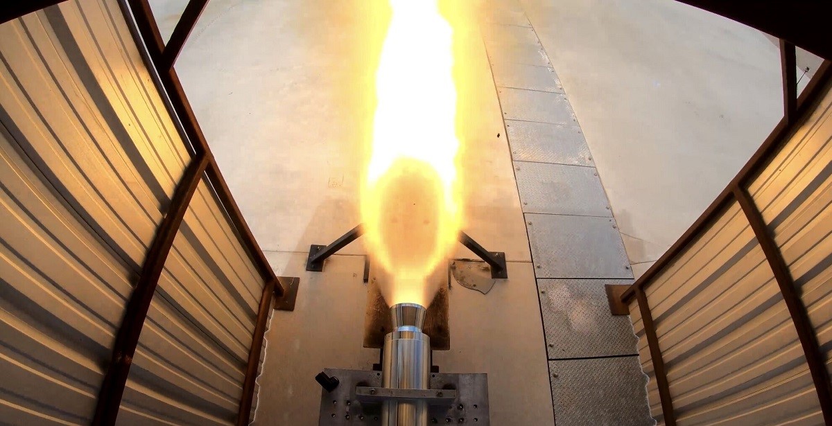 rocket motor test